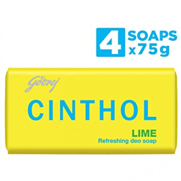 Cinthol Lime Soap 4*75Gm
